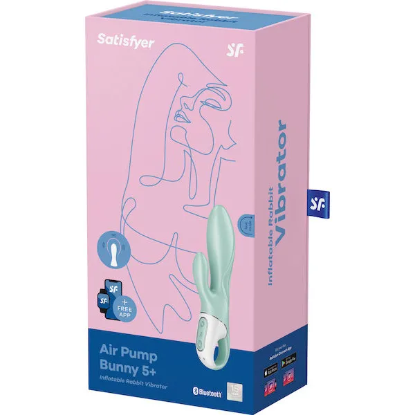 Satisfyer Air Pump Bunny 5+ - Mint