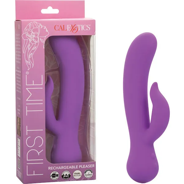 First-Time-Rechargeable-Pleaser-Vibrator-Purple