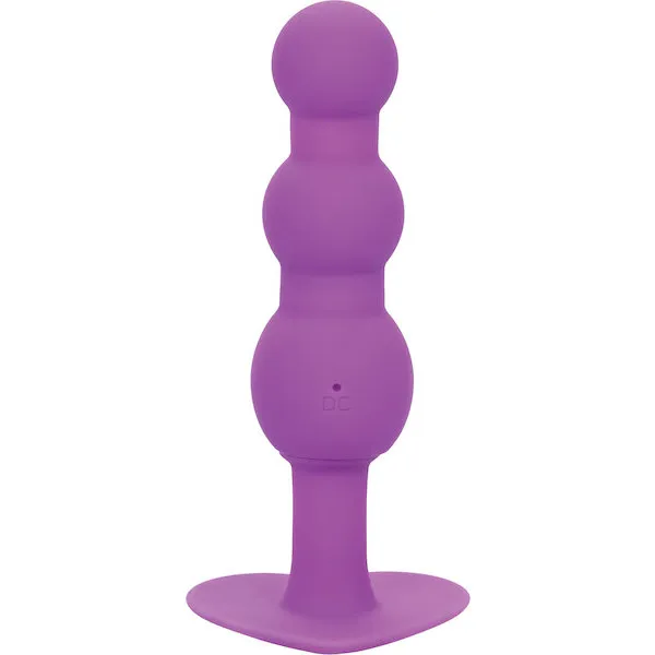 First-Time-Vibrating-Triple-Beaded-Anal-Probe-Purple
