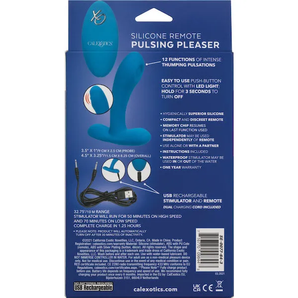 Silicone-Pulsing-Pleaser-w-Remote-Blue