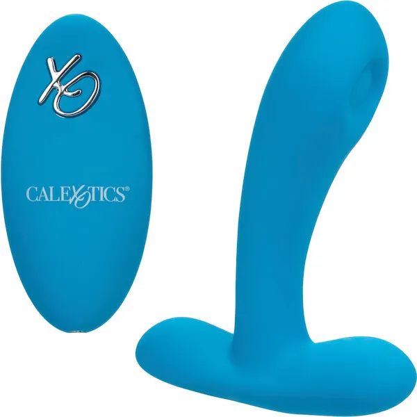 Silicone-Pulsing-Pleaser-w-Remote-Blue