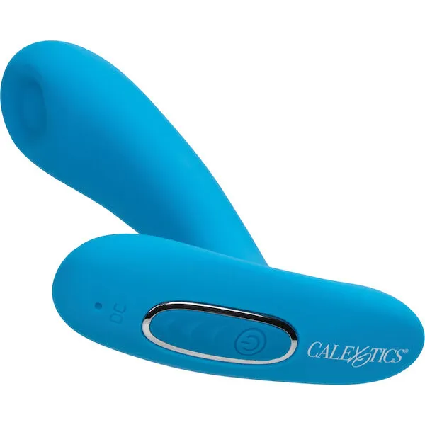 Silicone-Pulsing-Pleaser-w-Remote-Blue