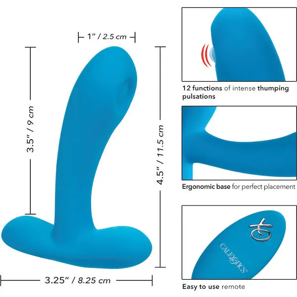 Silicone-Pulsing-Pleaser-w-Remote-Blue