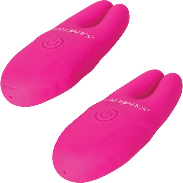 Silicone-Nipple-Clamps-w-Remote-Pink