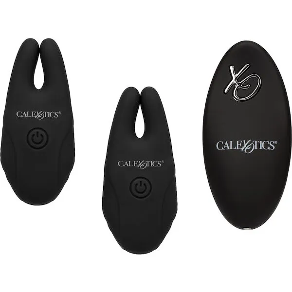 Silicone-Nipple-Clamps-w-Remote-Black