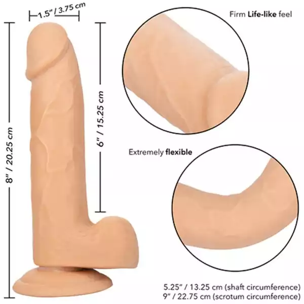 Size-Queen-6-inch-Dildo-Ivory
