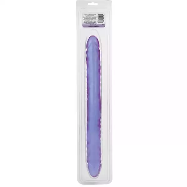 Reflective-Gel-18-inch-Veined-Double-Dong-Lavender