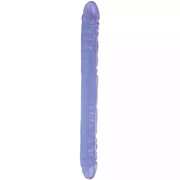 Reflective-Gel-18-inch-Veined-Double-Dong-Lavender