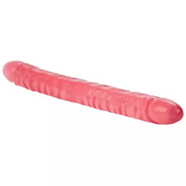 Translucence-18-inch-Veined-Double-Dong-Pink