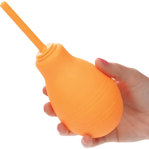Cheeky-One-Way-Flow-Anal-Douche-Orange