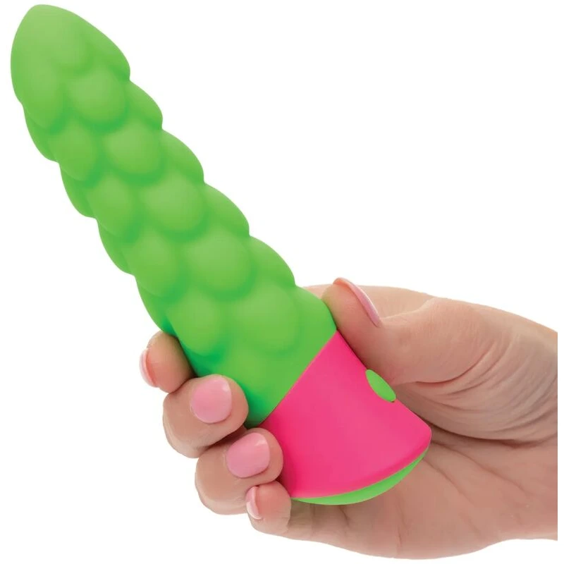 Rave-Ripple-Vibrator-Green-Pink