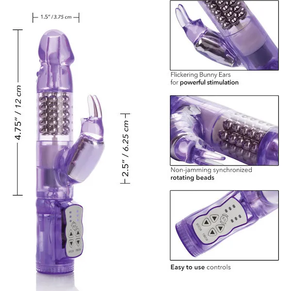 Jack-Rabbit-w-Floating-Beads-Waterproof-Purple