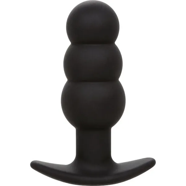 Rock Bottom Tap Beaded Anal Probe - Black