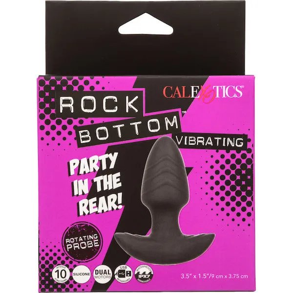 Rock Bottom Rotating Anal Probe - Black