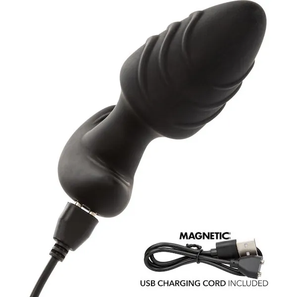 Rock Bottom Rotating Anal Probe - Black