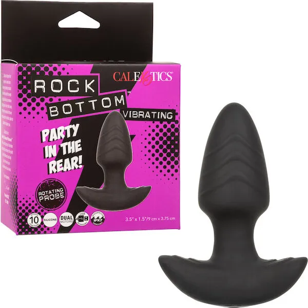 Rock Bottom Rotating Anal Probe - Black