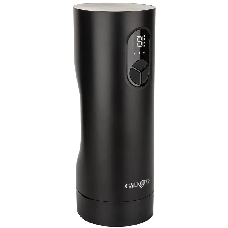 Bionic Vibro Stroker w/Oscillation & Suction - Black