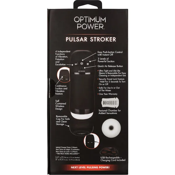 Optimum Power Pulsar Stroker - Black