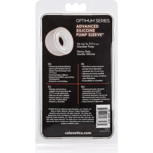 Advanced-Silicone-Pump-Sleeve-Clear