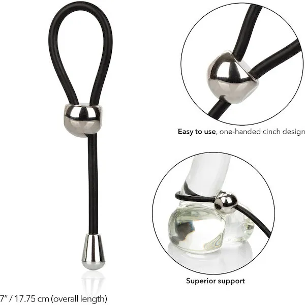E-Z-Cinch-Silicone-Lasso-Black
