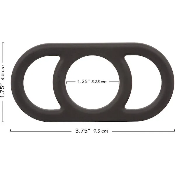 Alpha-Liquid-Silicone-Commander-Cock-Ring-Black