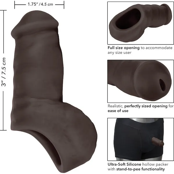 Packer-Gear-Ultra-Soft-Silicone-STP-Black