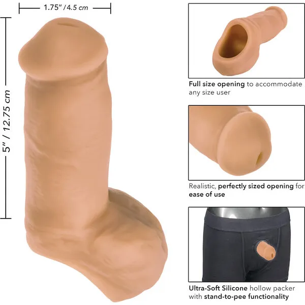 Packer Gear 5" Ultra Soft Silicone STP - Tan