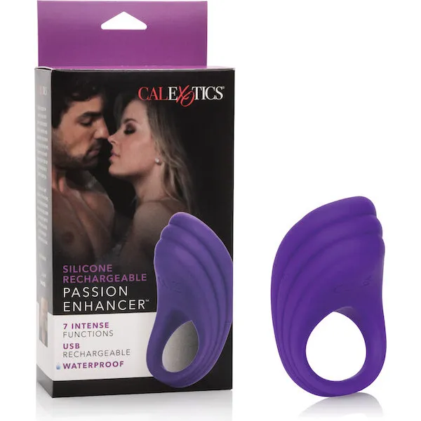 Silicone Rechargeable Passion Enhancer - Purple