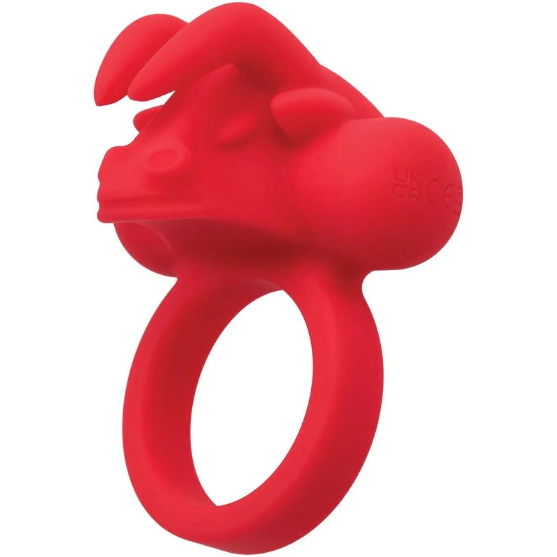 Couple's Enhancer Silicone Rechargeable The Matador Enhancer w/Triple Stimulation - Red
