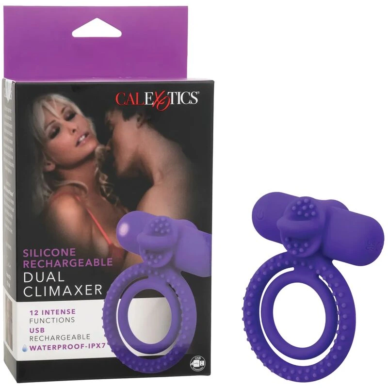 Couple-and-apos-s-Enhancer-Silicone-Rechargeable-Dual-Climaxer-Enhancer-w-Flickering-Tongue-Purple