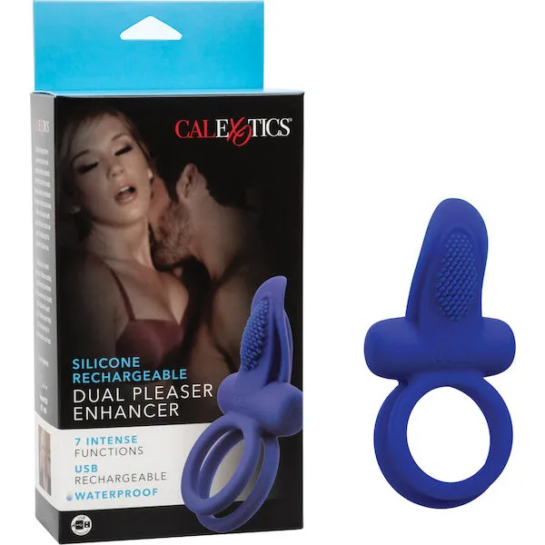 Couples-Enhancers-Silicone-Rechargeable-Dual-Pleaser-Enhancer-Blue