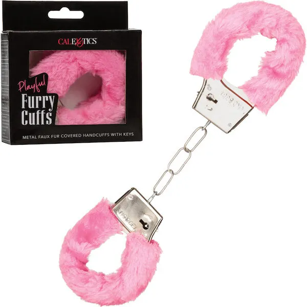 Playful-Furry-Cuffs-Pink
