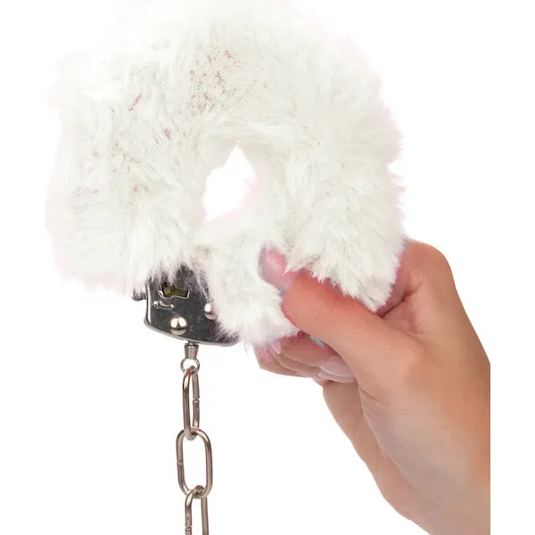 Ultra-Fluffy-Furry-Cuffs-White