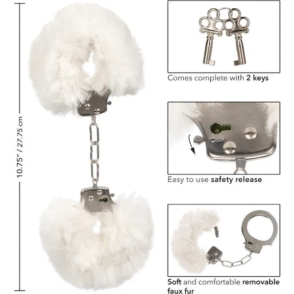 Ultra-Fluffy-Furry-Cuffs-White