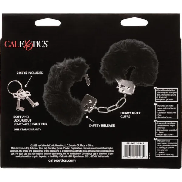 Ultra-Fluffy-Furry-Cuffs-Black