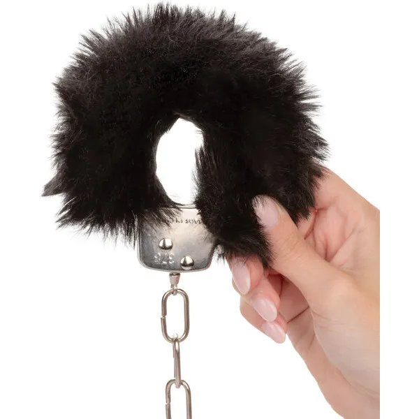 Ultra-Fluffy-Furry-Cuffs-Black