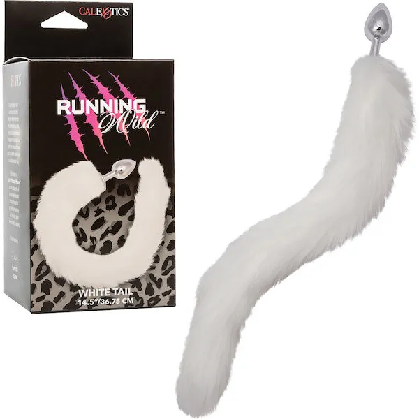 Running-Wild-White-Tail-Metallic-Anal-Probe