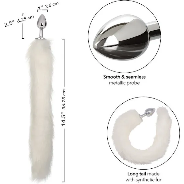Running-Wild-White-Tail-Metallic-Anal-Probe