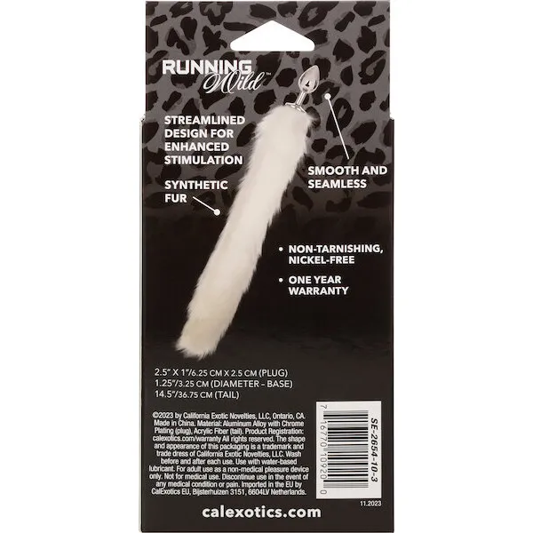 Running-Wild-White-Tail-Metallic-Anal-Probe