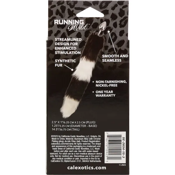 Running-Wild-Black-and-White-Tail-Metallic-Anal-Probe
