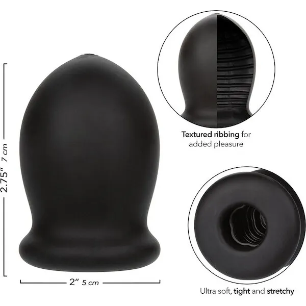 Boundless Rechargeable Vibrating Stroker - Black