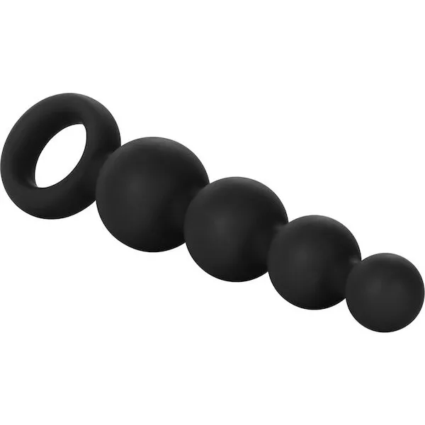 Calexotics-Silicone-Booty-Beads-Black