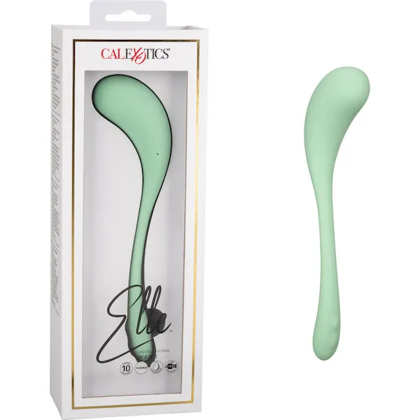 Elle Liquid Silicone Wand - Green