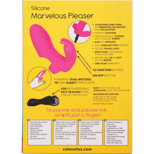 Mini Marvels Silicone Marvelous Pleaser - Pink