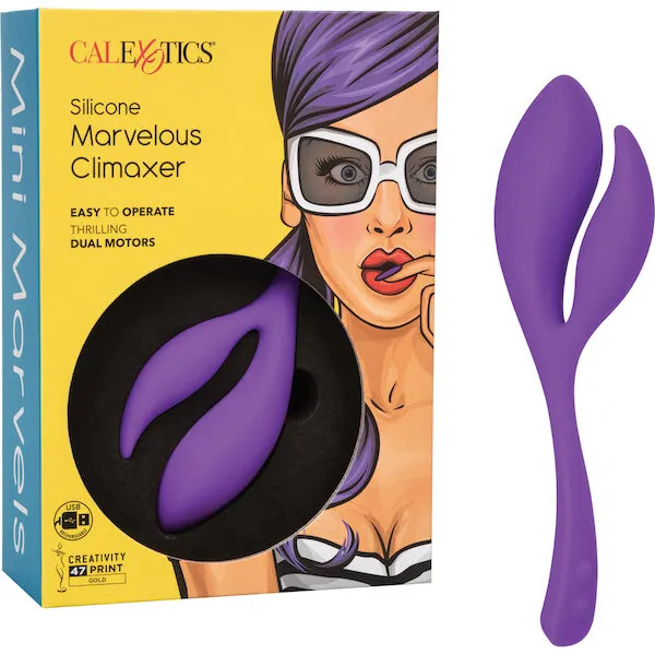 Mini Marvels Silicone Marvelous Climaxer - Purple