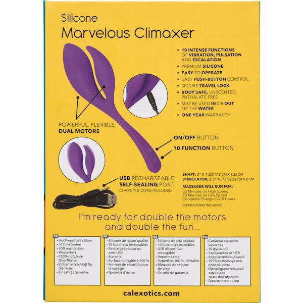 Mini Marvels Silicone Marvelous Climaxer - Purple