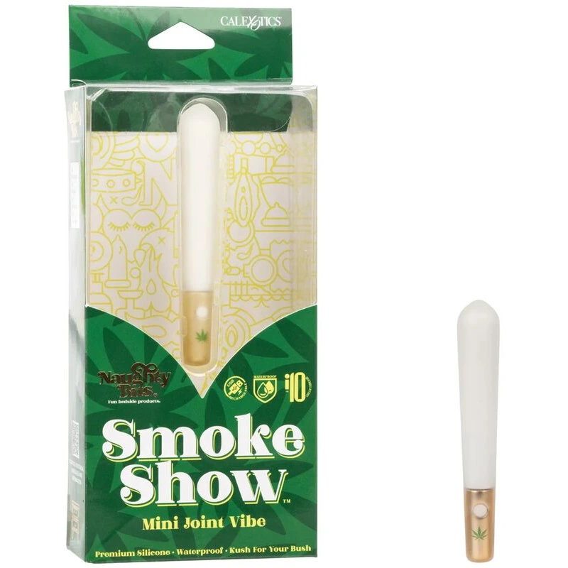 Naughty Bits Smoke Show Mini Joint Vibe - White