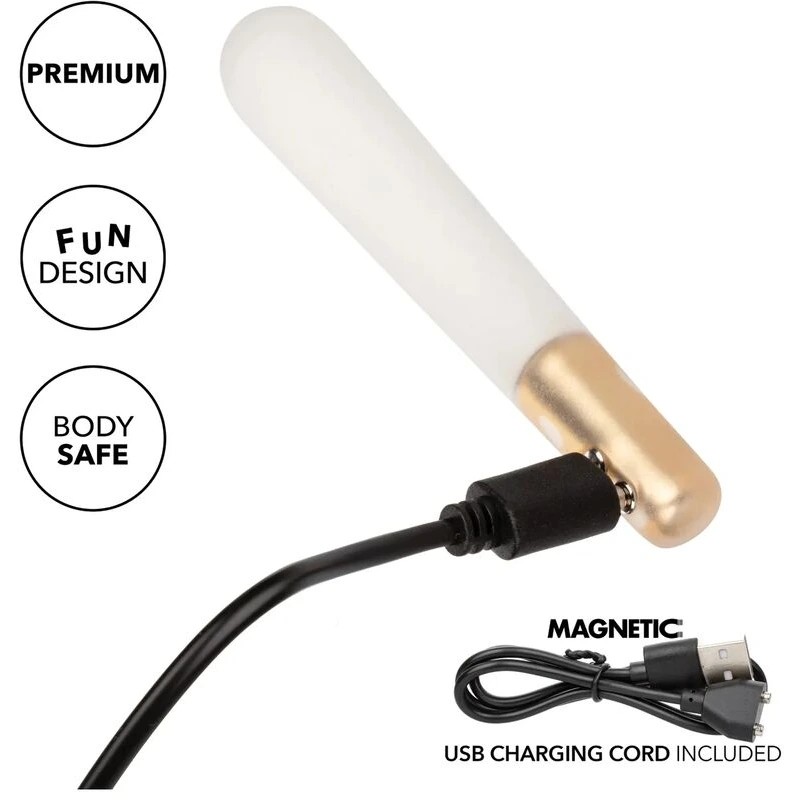 Naughty Bits Smoke Show Mini Joint Vibe - White