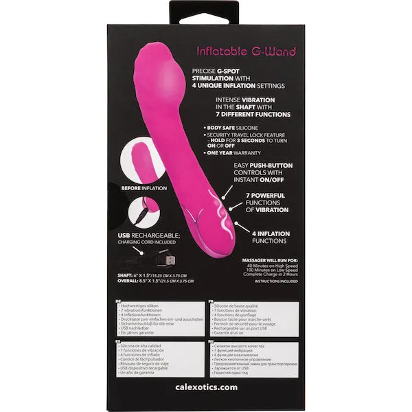 Insatiable G Inflatable G Wand - Pink