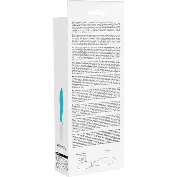 Shots-Luminous-Athamas-Silicone-10-Speed-Vibrator-Turquoise